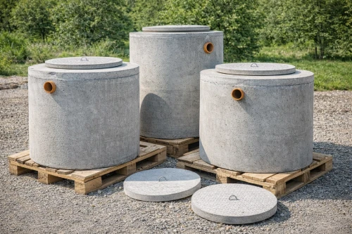 Betónové skruže, vodomerné šachty, žumpy